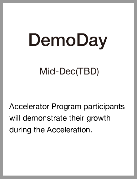 Demoday Mid-Dec(TBD)
